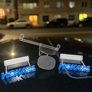 Vintage Nike Hat 2001 Hat Display Hoka One One Blue and White Logo Display Rare